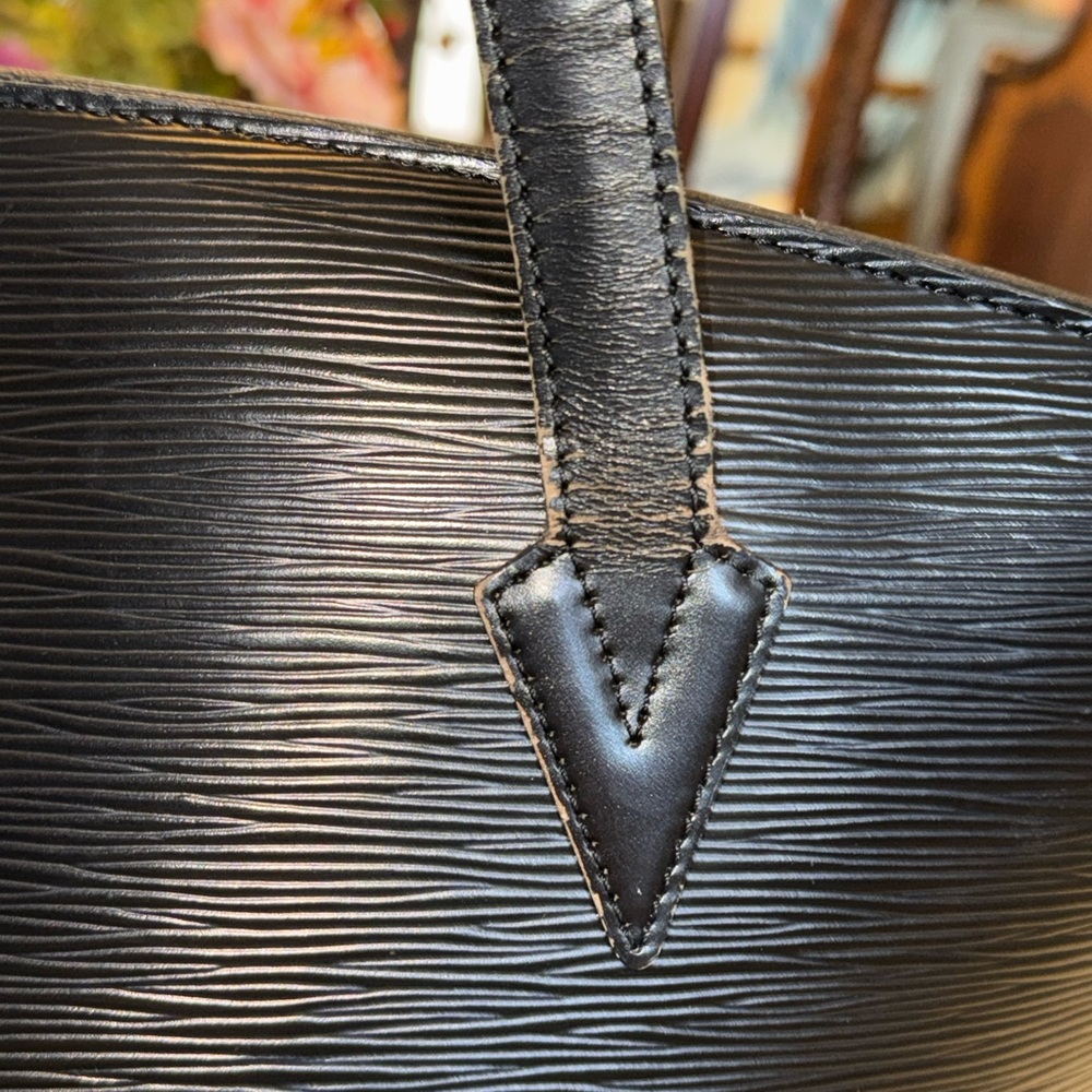 Louis Vuitton Black Epi Saint Jacques Tote Bag - Picture 11 of 16